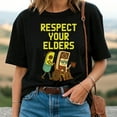 thumbnail image 2 of Respect Your Elders T-Shirt – Funny Retro Gaming Controller Tee, 2 of 5