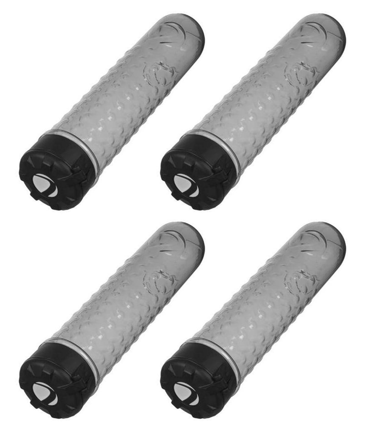 Dye 160 Round Lock Lid Paintball Pod Tubes 4 Pack Smoke