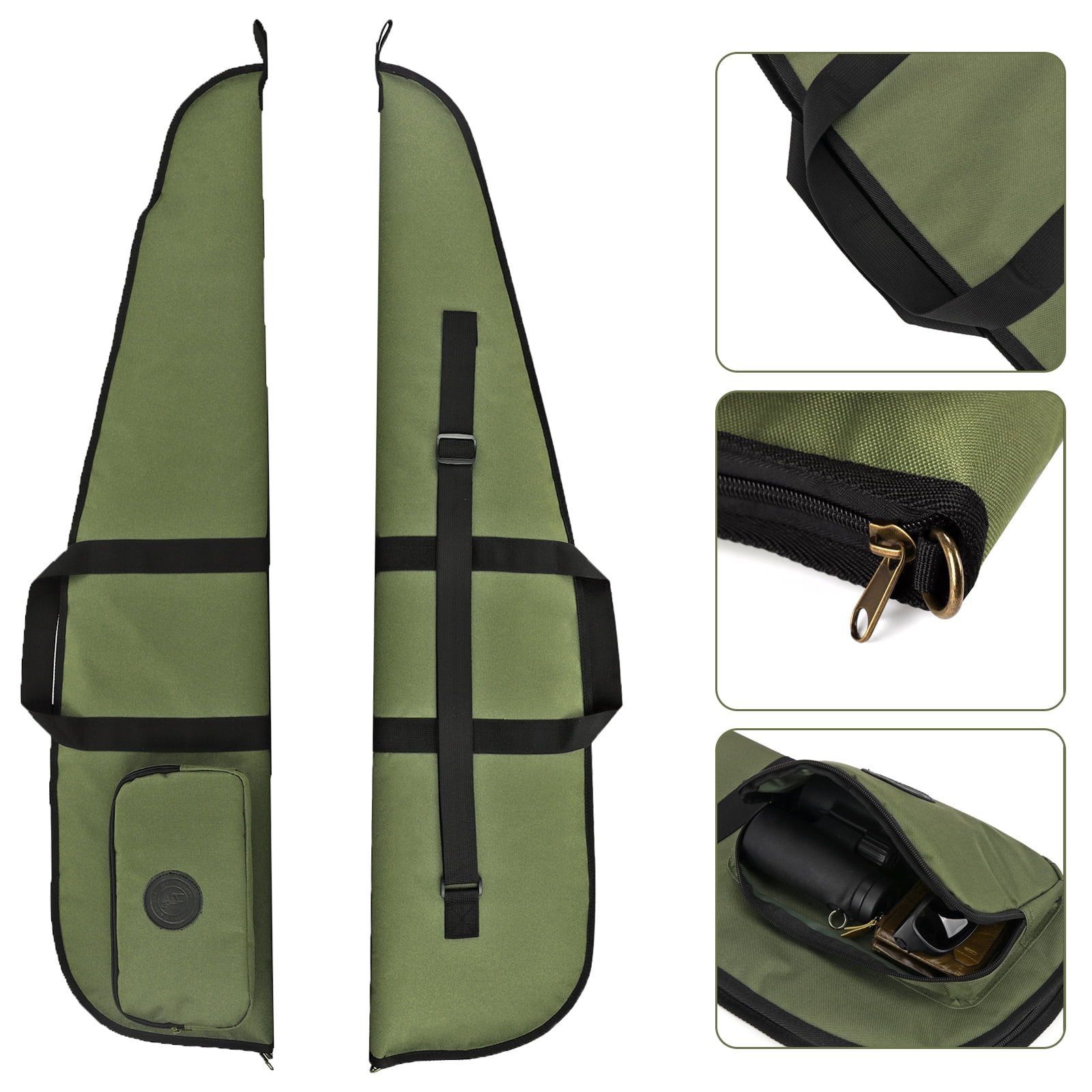 TOURBON 44'' Nylon Bag for Hunting, Green