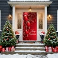 thumbnail image 4 of Zhourta Christmas Door Banner Decoration 35.43 x 78.74 in 2D Stretch Fabric Wall Hanging for Holiday Party Photo Background and Festive Room Door Tapestry, 4 of 6