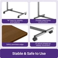 thumbnail image 5 of KEKOY Overbed Table, Adjustable Overbed Bedside Table with Wheels, Tilt Table for Medical Home Care and Hospital Use,Smooth Rolling, Stable Support Design, 5 of 6