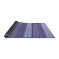 thumbnail image 2 of Ahgly Company Indoor Square Abstract Blue Modern Area Rugs, 8' Square, 2 of 4