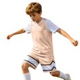 thumbnail image 7 of HXWCHs Girls Boys Basketball Shirt and Shorts 2 Piece Printed Sports Uniform Set for Kids Youth Size: 13-14 Years Beige, 7 of 7