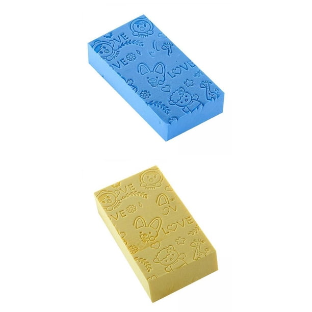 Esponja De Baño Exfoliante Suave Removedor De Piel Muerta Para Cuerpo De Bebé Esponja Azul+Esponja De Baño Exfoliante Suave Removedor De Piel Muerta Para Esponja De Cuerpo De Bebé Amarillo Zulema none