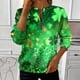 thumbnail image 2 of Camisetas de Otoño para las Mujeres Cuello Redondo Suelto Manga Larga Suéter Casual Top Acogedor, Sudadera Mujeres de Moda, 2 of 5