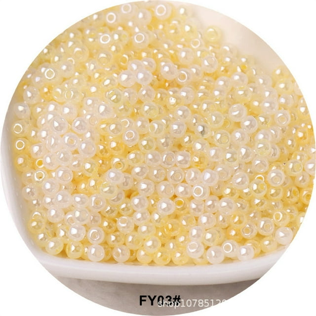 Perles de Rocaille en Verre Imitation Jade Tchèque Super Uniforme 2/3/4mm pour Bijoux Bracelet Bague Accessoires Charme DIY