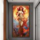 thumbnail image 3 of Hilo Algodón Bordado Punto Cruz Impreso Diosa Azafrán 11CT 50x90cm, 3 of 9