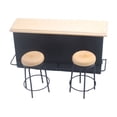 thumbnail image 4 of OULII 3 Pcs Hobbyists Bar Counter Set Wood Assorted Color Layout Props, 4 of 8