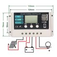 thumbnail image 3 of Controlador De Carga Solar Pantalla LCD de controlador solar 10A/20A/30A para batería de hierro de litio (30A) Tmvgtek Libre de BPA, 3 of 9