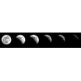 thumbnail image 2 of Anonymous 18x7 White Modern Wood Framed Museum Art Print Titled - Lunar Eclipse, 2 of 4