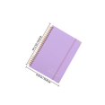 thumbnail image 2 of unbranded Cuaderno Pequeño A5 Con Cubierta De Cuero Morado Y Encuadernación Resistente, 2 of 8