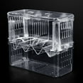 thumbnail image 5 of Ludlz Fish Breeding Box Aquarium Fish Tank Hatchery Incubator Breeder Box Fish Breeding Tanks Acrylic White Breeder Isolation Divider Hatching Boxes with Suction Cups, 5 of 6