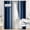 Blue 2 Layers-52"W x 84"L (Pack of 2), variant on Room Darkening Ombre Curtains 36 Inch Length Black And Greyish White Thermal Insulated Gradient Color Light Blocking Grommet Window Drapes For Bedroom 42 Width 2 Panels