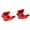 Red, variant on Nieyigj 1 Pair RC Car Front Steering Cup Aluminum Alloy 10 inches / 25.4 cm Upgrade Part for REDCAT 1:6 Shredder Model Car Red