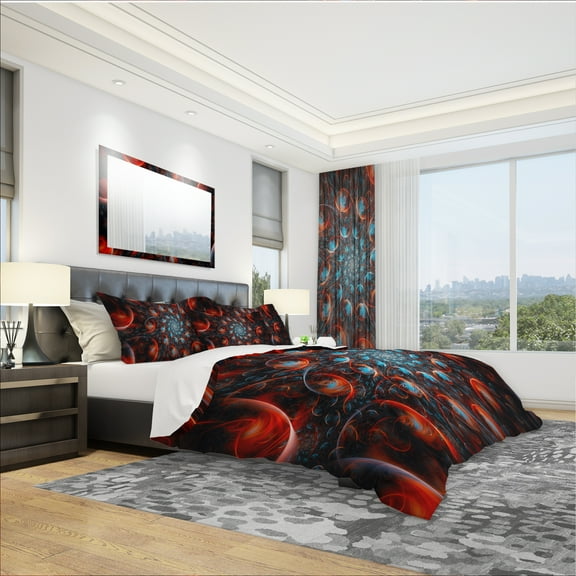 Designart 'Rapid Expansion' Modern & Contemporary Duvet Cover Set