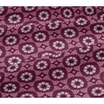 thumbnail image 5 of oneOone Georgette Viscose Fabric Leaves & Floral Block Print Fabric BTY 42 Inch Wide, 5 of 5