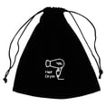 thumbnail image 4 of 1pc Secador de pelo Bolsa de almacenamiento Flannel Bolsa de cordón Joyería Organizador suave Negro, 4 of 6