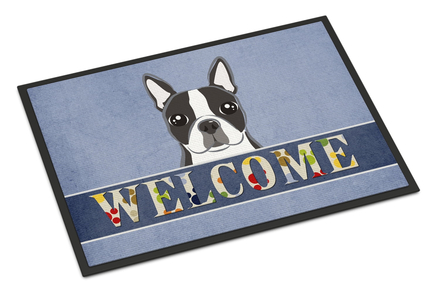 Boston Terrier Welcome Door Mat Walmart Com