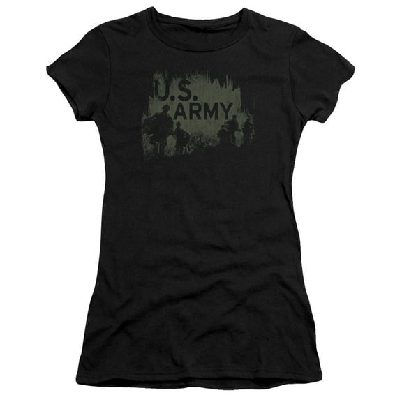 Army - Soldiers - Juniors Teen Girls Cap Sleeve Shirt - Large