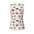 thumbnail image 5 of Picia Birthday Cake Pattern Women's Workout Tank Top,Breathable Activewear,Slim Fit Athletic Top,Versatile Workout Moisture-wicking top-XX-Large, 5 of 9