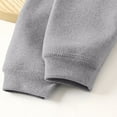 thumbnail image 5 of Owordtank Toddler Baby Boy Fall Winter Clothes Solid Color Long Sleeve Pullover Sweatshirt Tops Joggers Pants Outfit Set, 5 of 7