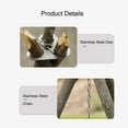 thumbnail image 4 of Campfire Support Plate, Medium Size Portable Campfire Tripod Lightweight  for Outdoor, 4 of 7