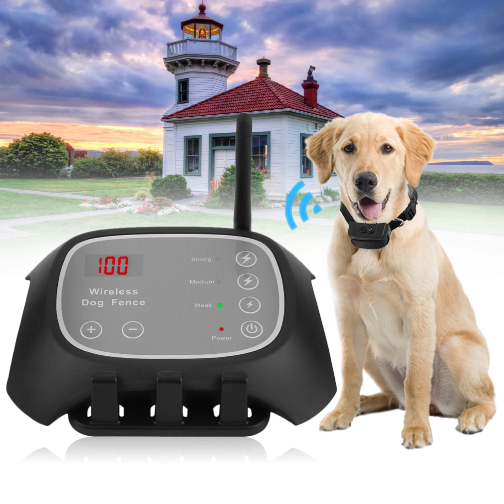 Waterproof Wireless Pet Fence Containment 2 Dog Systems Invisible