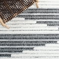 thumbnail image 6 of SAFAVIEH Moroccan Tassel Cainneach Geometric Shag Area Rug, Dark Grey/Ivory, 6'7" x 9'2", 6 of 8