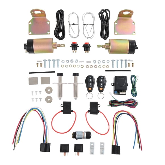 Kit de Apertura Automática de Puertas CARMOCAR 2 Puertas 85 lb con Control Remoto