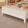 thumbnail image 5 of Ktaxon Full Wooden Bed Frame, Platform Bed with Headboard & Slats Support, White, 5 of 9
