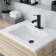 thumbnail image 2 of Lavabo Grifo Baño Llave Monomando Fregadero Inoxidable Acabado Mate Xtellar Color Negro, 2 of 3