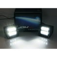 thumbnail image 4 of Foglight Location Fit LED Pod Lights For 2005-07 Ford F250 F350 F450 Super Duty, Including (2) 3-Inch White 24W LED Cubic Lamps, Fog Area Mounting Brackets and Switch Wire Harness, 4 of 8