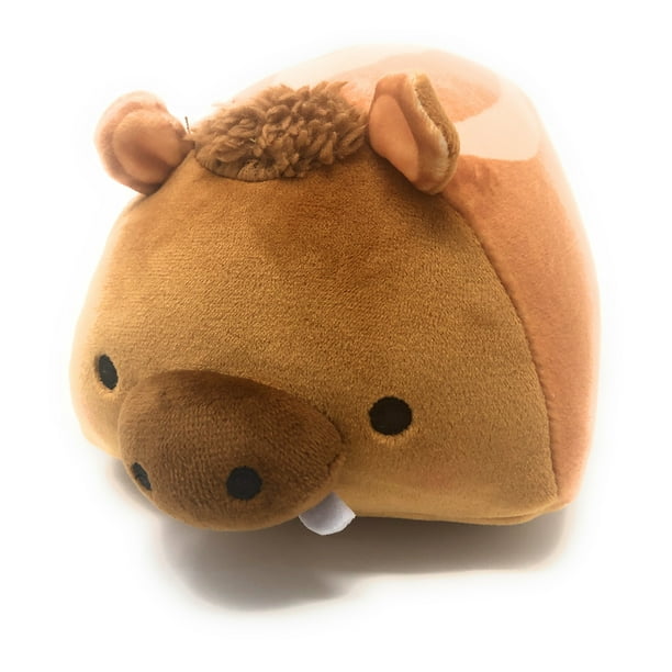 Scooshin Zoo Marshmallow Plush , Brown color 6