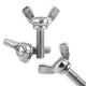 thumbnail image 1 of 25pcs Wing Nut M6 *25mm Thumb Screw with Metric Bolt 304 Stainless Steel Butterfly Wing Screw Fastener Hand Screw, 1 of 5