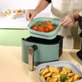 thumbnail image 2 of TERGAYEE Air Fryer Silicone Pan,Silicone Household Baking Tools Fryer Pan Foldable High Temperature Oven Cake,Reusable Air Fryer Oven Accessories,Easy Cleaning, 2 of 5