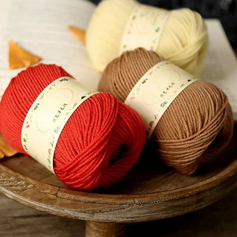 20 Pack Medium #4 Yarn for Crocheting, Acrylic Skein Kit, Knitting Crochet  Supplies, 420 Yards