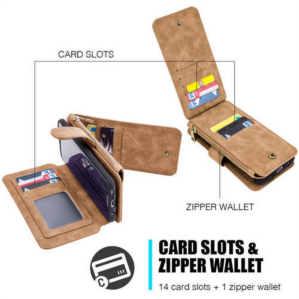 Executive Luxury Flip Wallet Case for Samsung Galaxy Galaxy S8 Plus, Perfect Fit