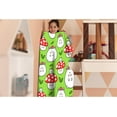 thumbnail image 6 of Yibo Hedgehogs with Mushrooms Blanket Flannel Soft and Comfortable Anti-static Bed Sofa Blanket, 6 of 9