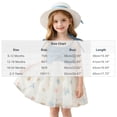 thumbnail image 3 of Rvasteizo Toddler Dresses Solid Sleeveless Round Neck Denim Mesh Dress Plain Color Matched with Hat for 6 Months-3 Years Summer Set, 3 of 4