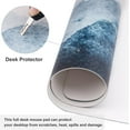 thumbnail image 5 of Desk Pad Large Keyboard and Mouse Pad for Laptop Computer, PU Leather Desk Cover Protector, Desk Décor Accessories for Office Home Work Writing Gaming 31.5" x 15.7" - Watercolor Mountain, 5 of 6