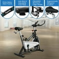 thumbnail image 5 of Demifill Exercise Bike, Silent Magnetic Resistance Stationary Bike for Home, Workout Bike with Comfortable Seat Cushion, Magnetic Stationary Bike with Heart Rate, Silver, 5 of 9