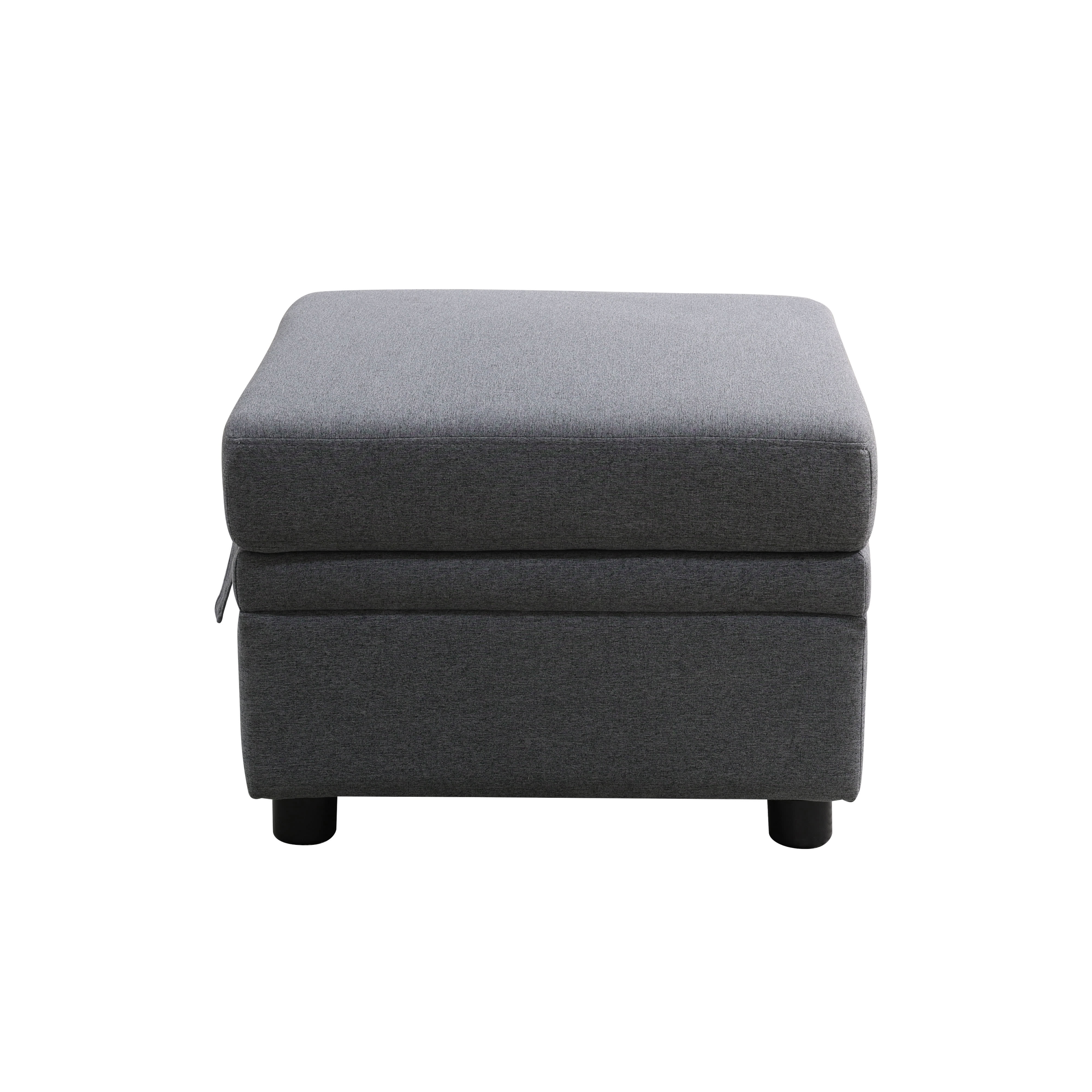 MAYEERTY Sofa Ottoman Footrest with Storage, Multi-Variant Foot Stool for Home, Bedroom, Living Room