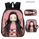thumbnail image 1 of ColorCoral 2022 Estudiantes Mochila Anime Demon Slayer Kamado Nezuko Bolsa Escolar Regalo, 1 of 4