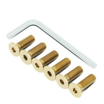 NRG Innovations NRG-SWS-100CG NRG Innovations SWS-100CG Steering Wheel Horn Button Screw Kit 6-Pieces w/Allen Key