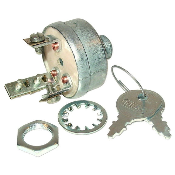 O.E.M. Ignition / Key Switch w/ 2 Keys Fits Case Tractor A13136 A24511 A42234