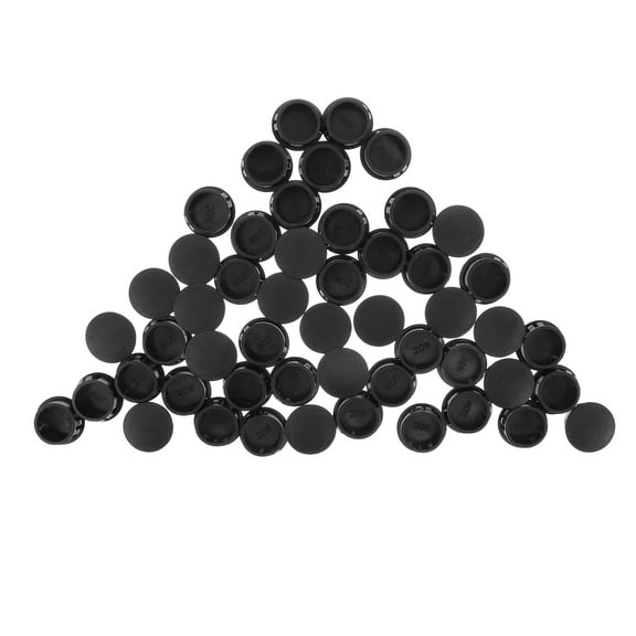 WEUVEB 20Pcs Round Plastic Hole Plugs for Office Use Electrical Box Knockout Plugs