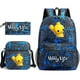 thumbnail image 2 of Wobbly Life 3pcs School Backpack Shoulder Bag Pen Bag, 2 of 2