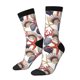 thumbnail image 1 of Balery Starfish Shell Calcetas Largas con Estampado para Hombre y Mujer – Suaves y Transpirables, Talla Única (US 5-11), 1 of 6
