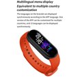 thumbnail image 3 of Pulsera inteligente deportiva para fitness, reloj inteligente para fitness, pulsera con monitor de frecuencia cardíaca y presión arterial, 3 of 10