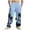 Light Blue, variant on Summer Akafmk Summer Mens Casual Pants,Cotton Linen Pants for Men Hawaiian Print Elastic Waist Lightweight Trousers Straight Leg Beach Pants